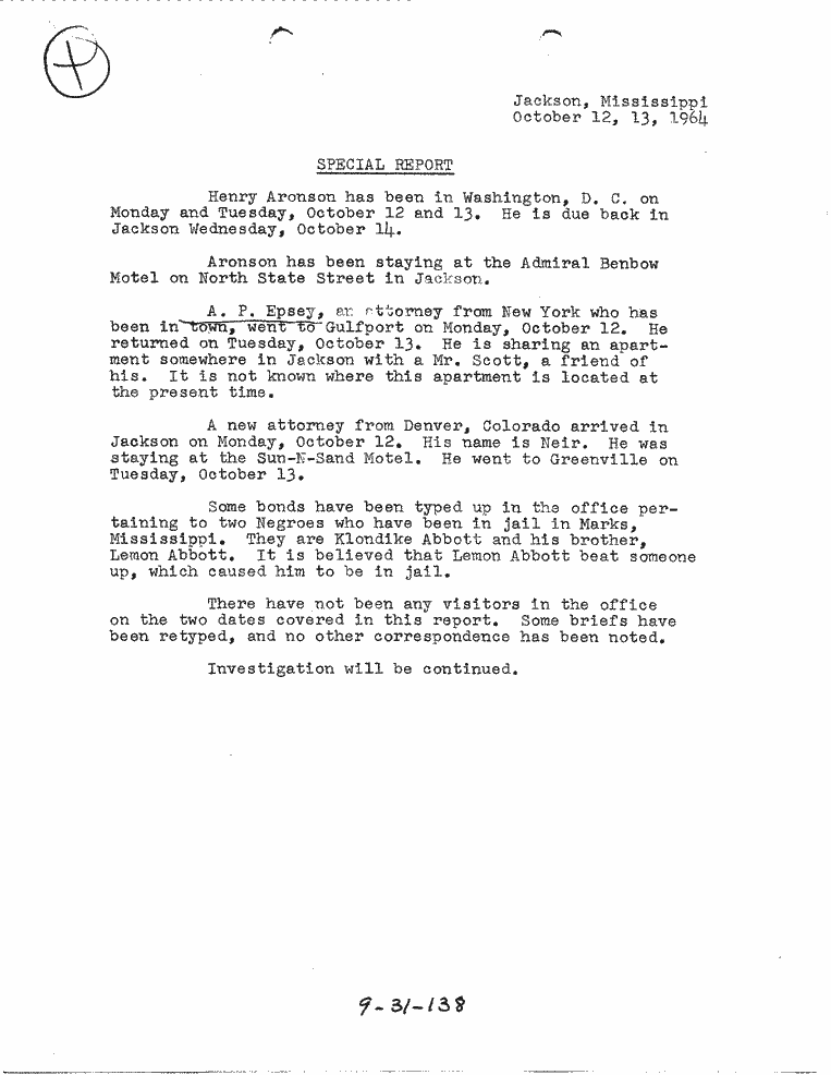 SCR ID # 9-31-2-60-1-1-1