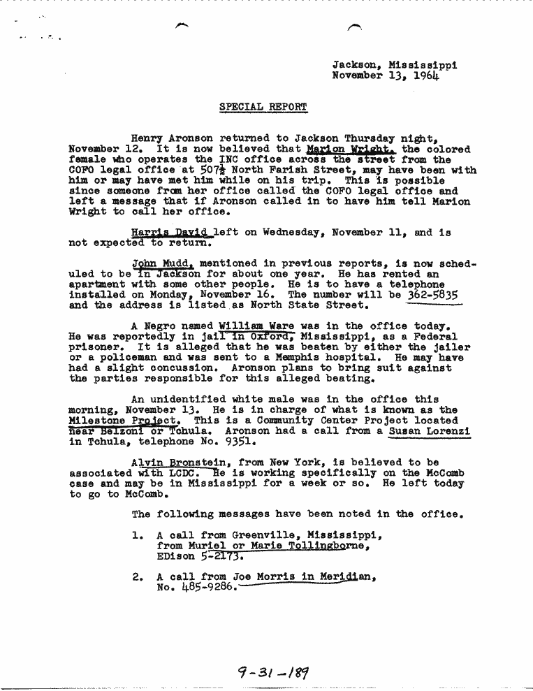 SCR ID # 9-31-2-111-1-1-1