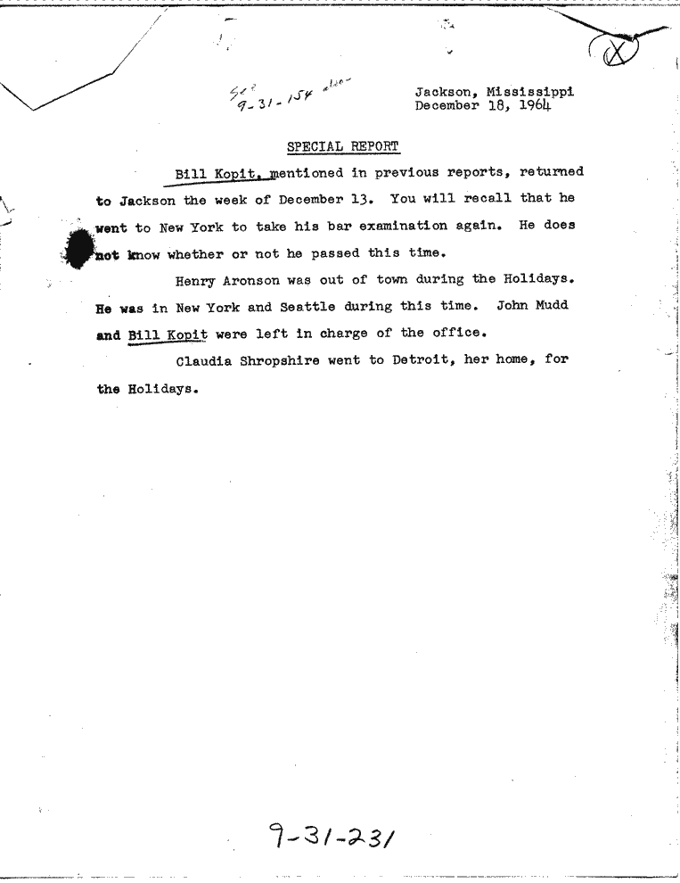 SCR ID # 9-31-2-152-1-1-1