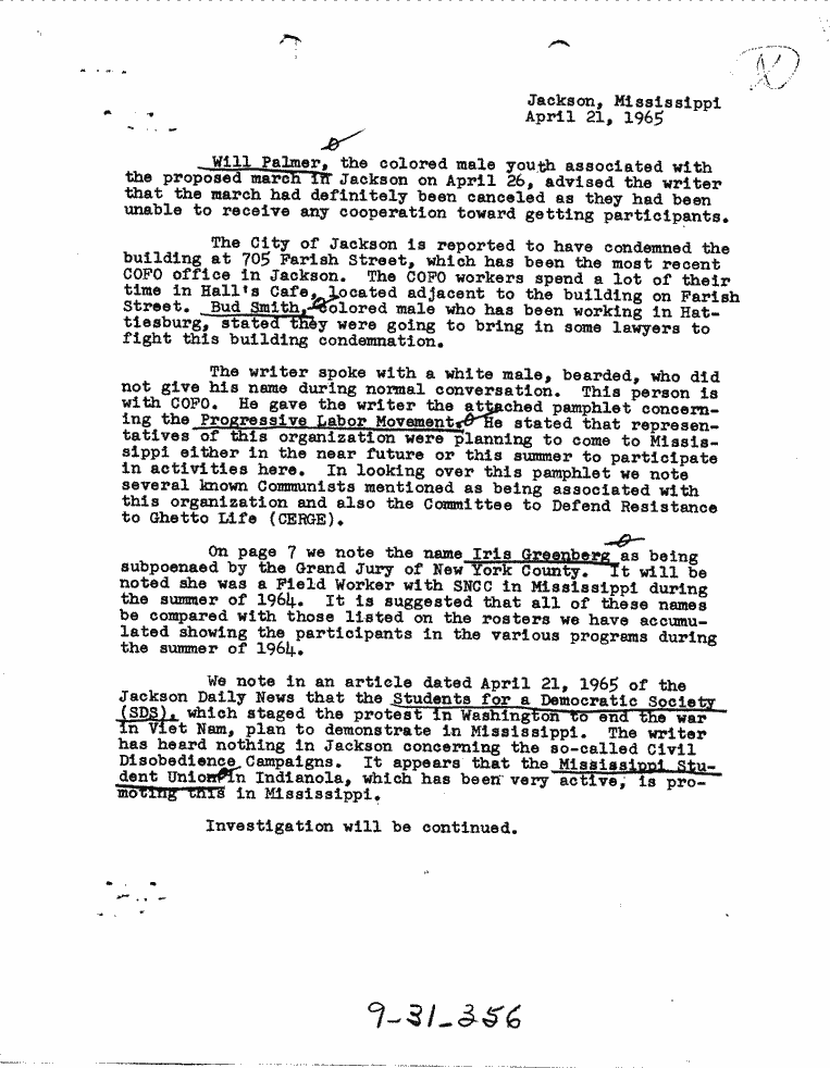 SCR ID # 9-31-3-167-1-1-1