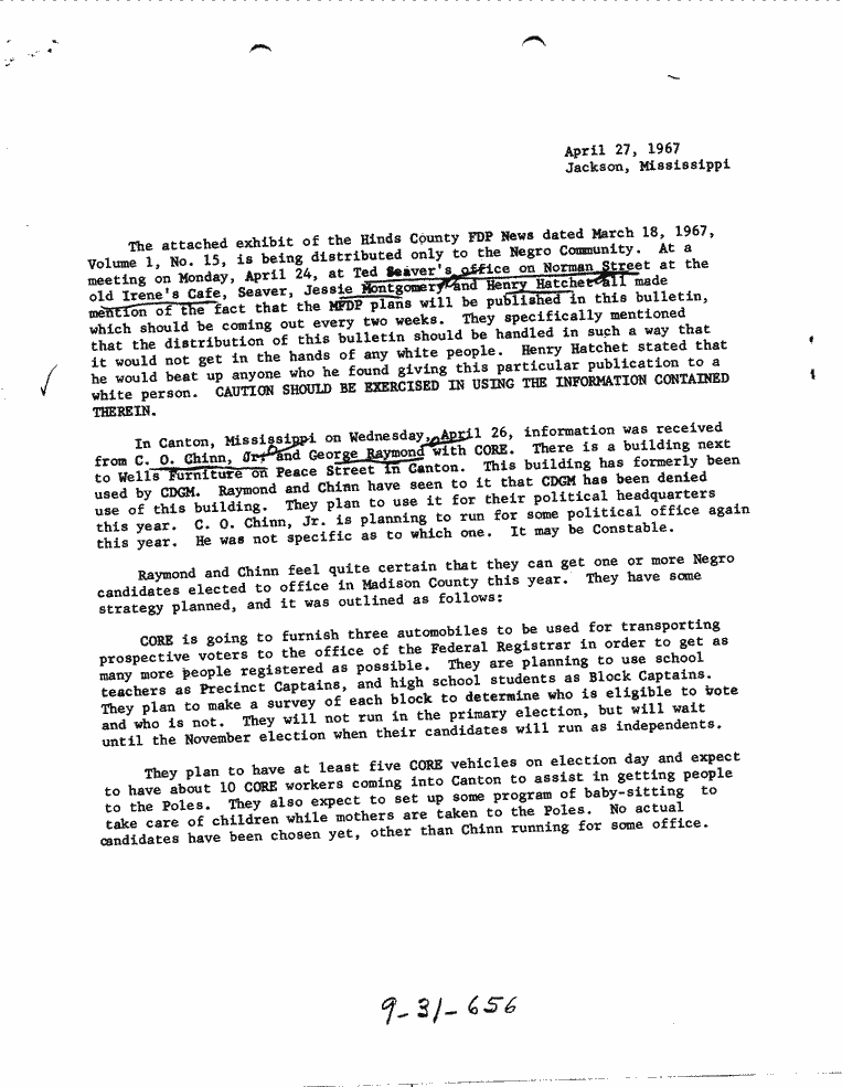 SCR ID # 9-31-6-80-1-1-1