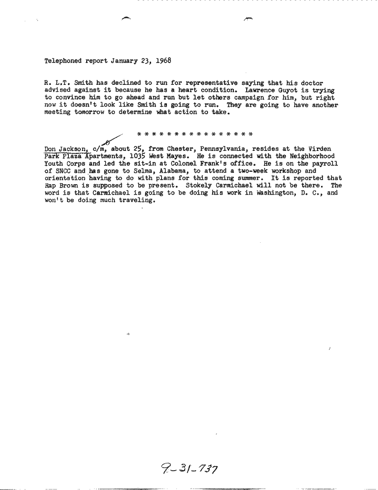 SCR ID # 9-31-7-68-1-1-1