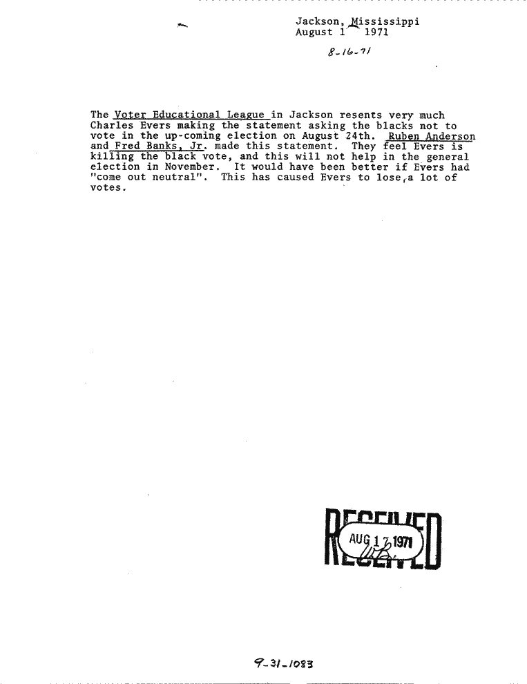 SCR ID # 9-31-10-47-1-1-1