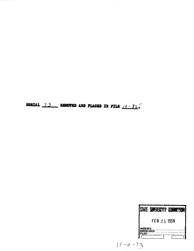 SCR ID # 11-0-0-73-1-1-1