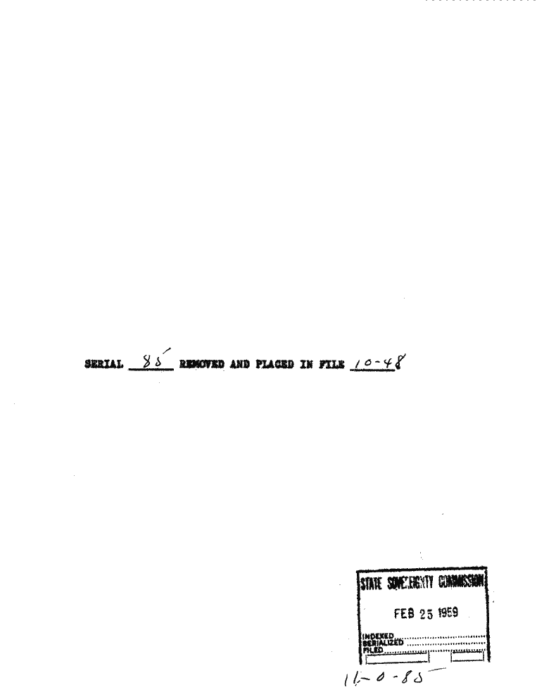 SCR ID # 11-0-0-85-1-1-1