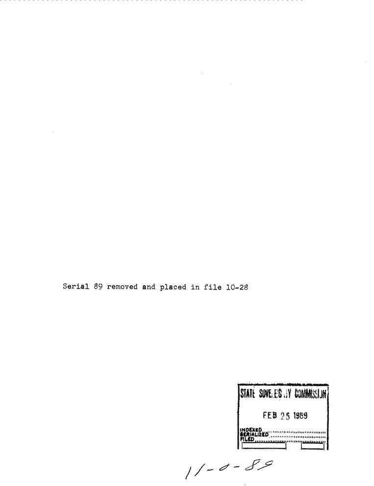 SCR ID # 11-0-0-89-1-1-1