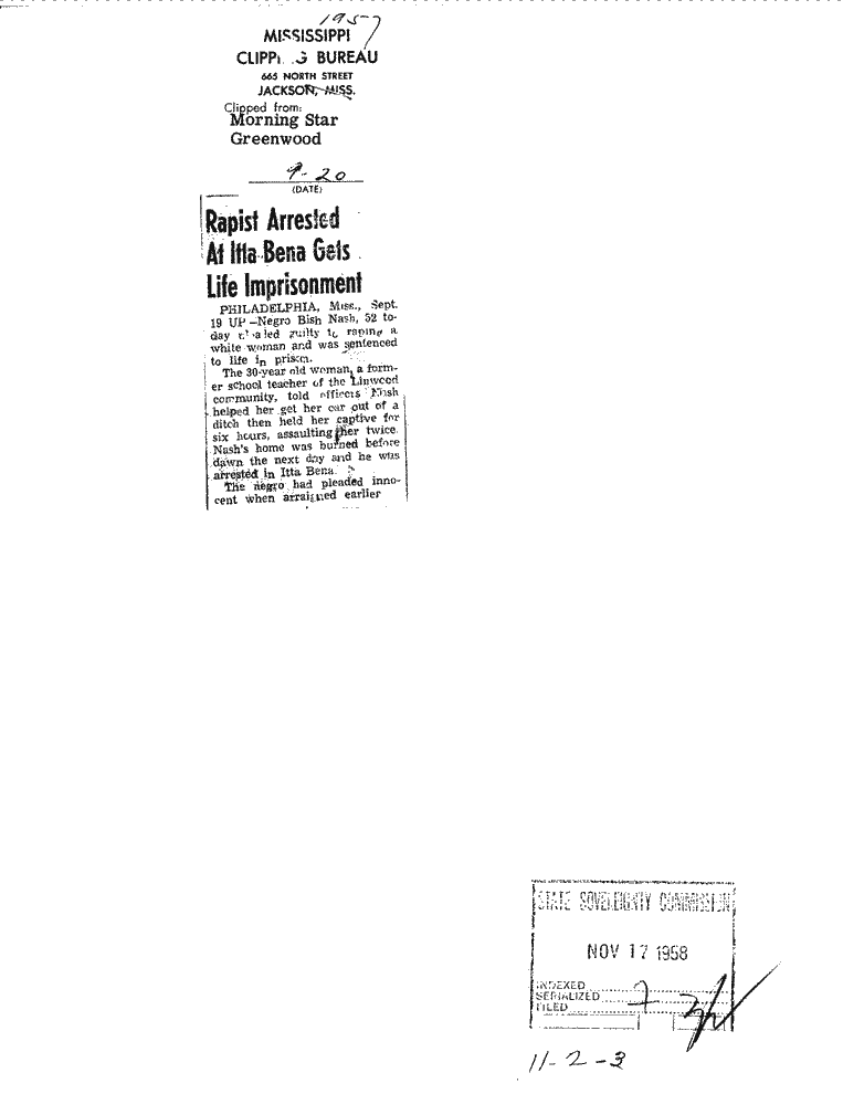 SCR ID # 11-2-0-3-1-1-1