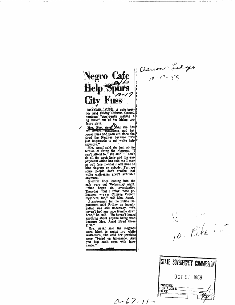 SCR ID # 10-67-0-12-1-1-1