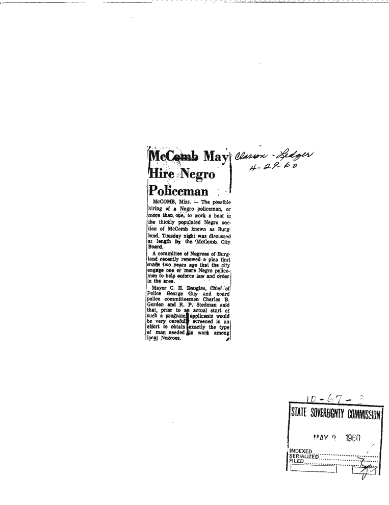 SCR ID # 10-67-0-14-1-1-1