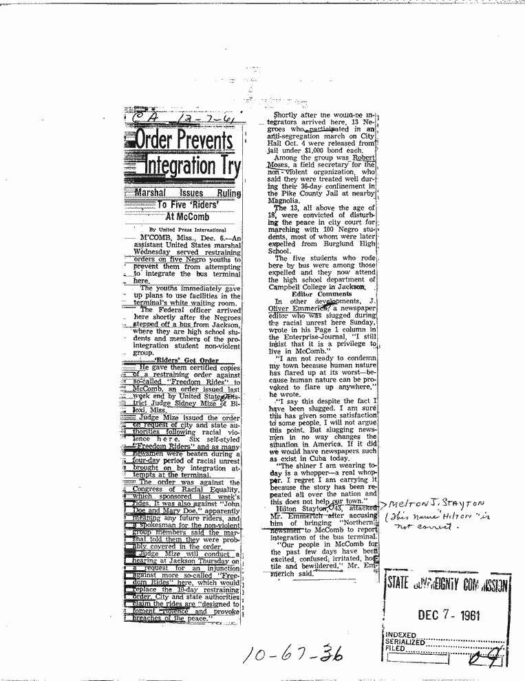 SCR ID # 10-67-0-74-1-1-1