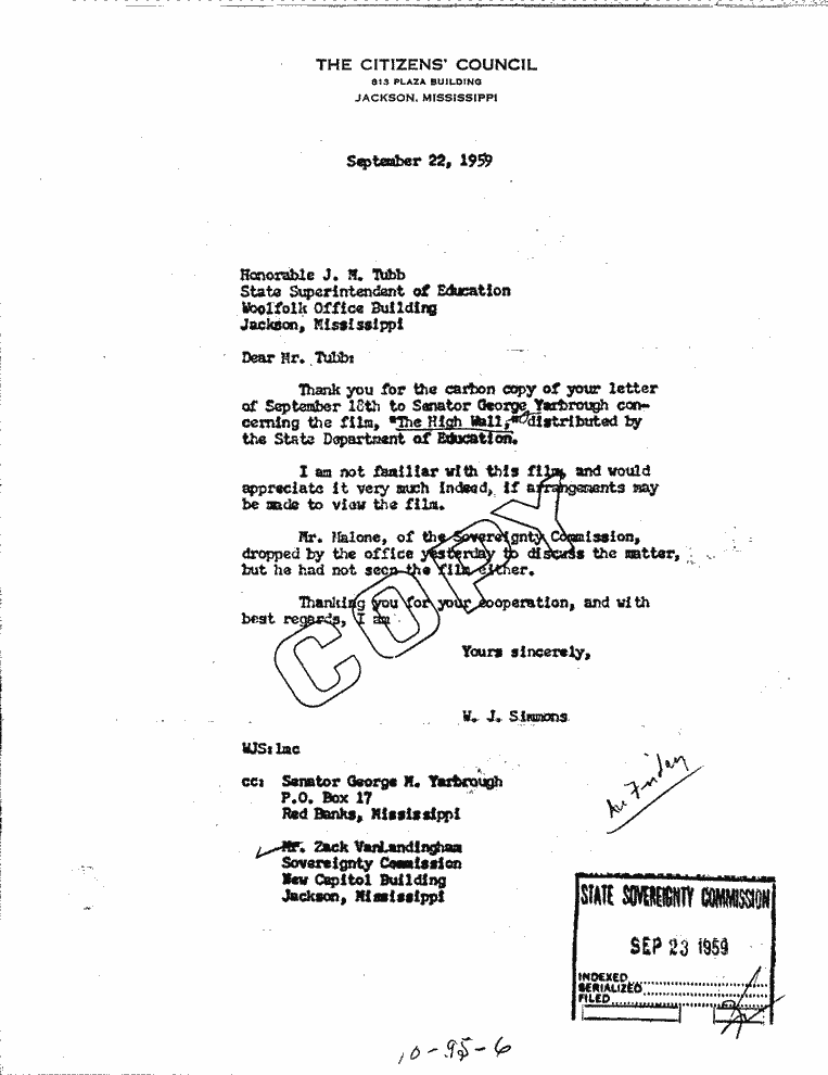 SCR ID # 10-95-0-6-1-1-1