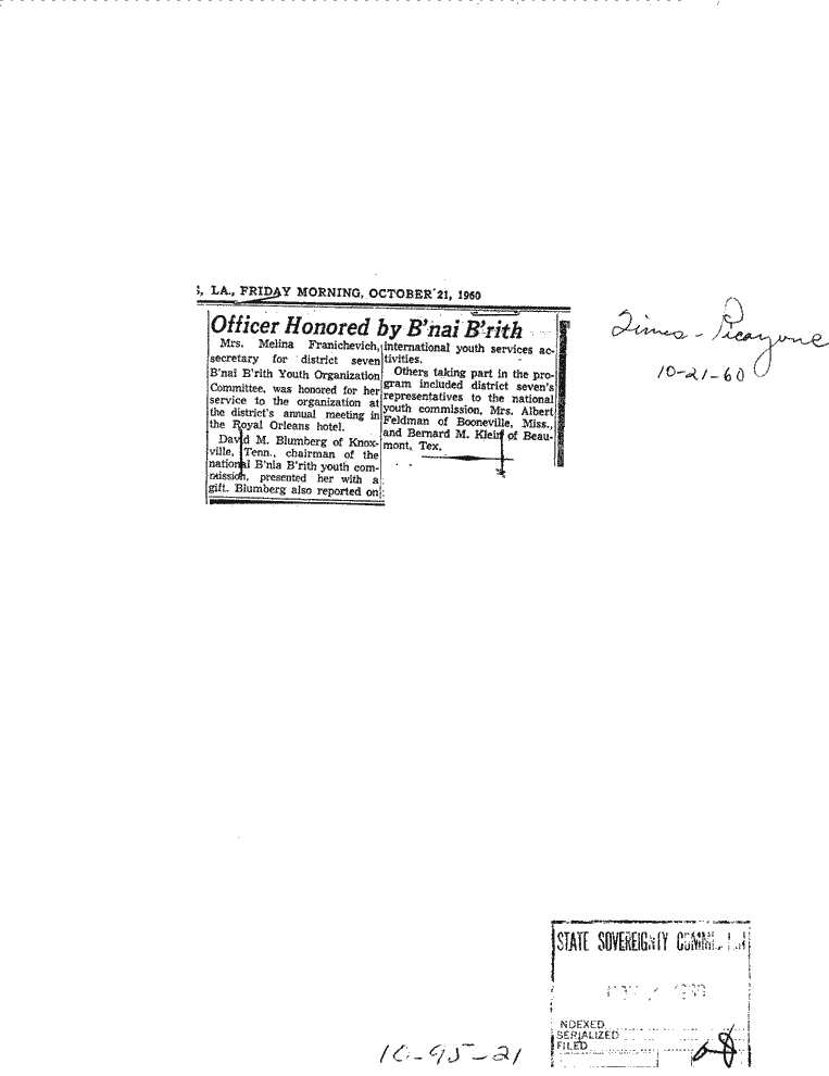 SCR ID # 10-95-0-21-1-1-1