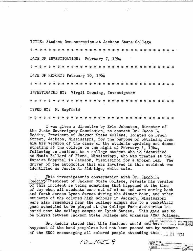 SCR ID # 10-105-0-20-1-1-1