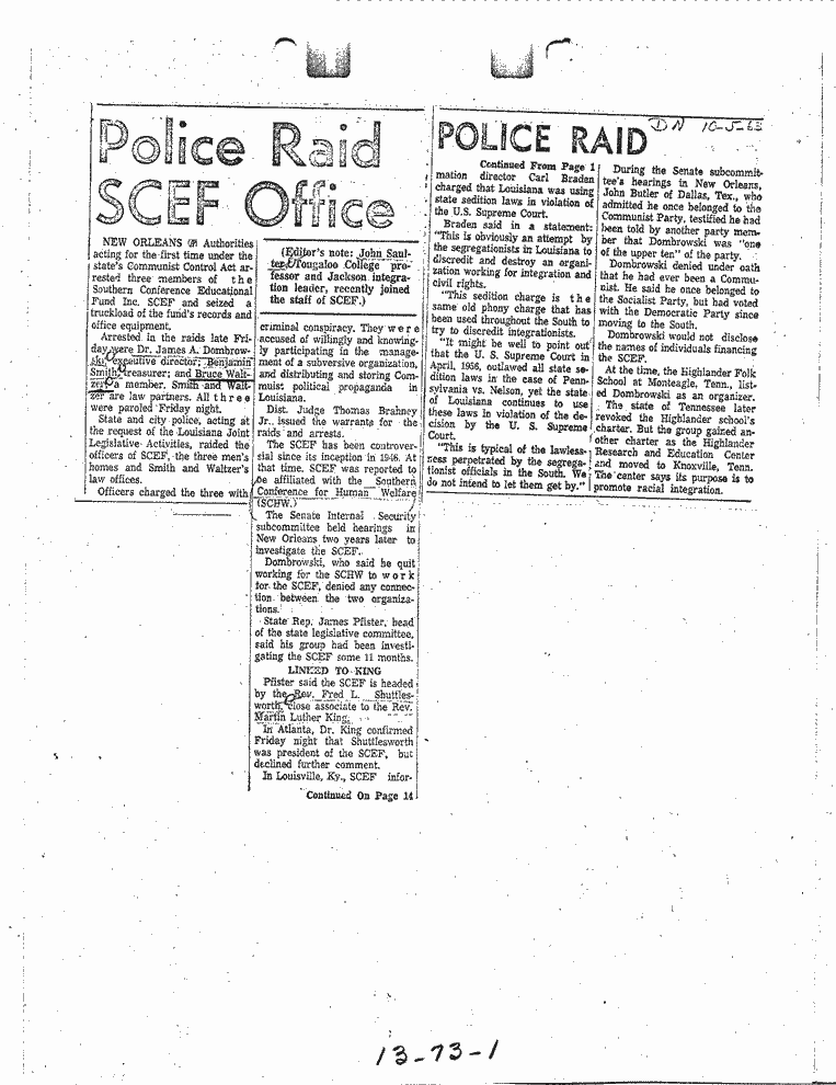 SCR ID # 13-73-0-1-1-1-1