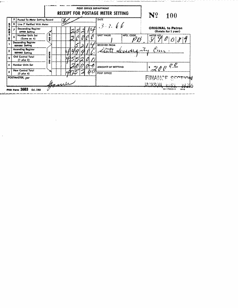 SCR ID # 97-33-0-7-1-1-1