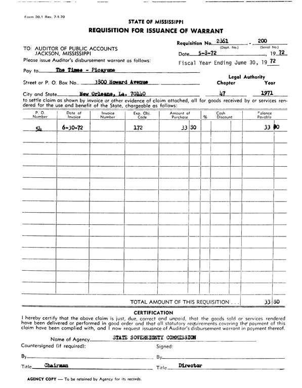 SCR ID # 97-91-0-43-1-1-1
