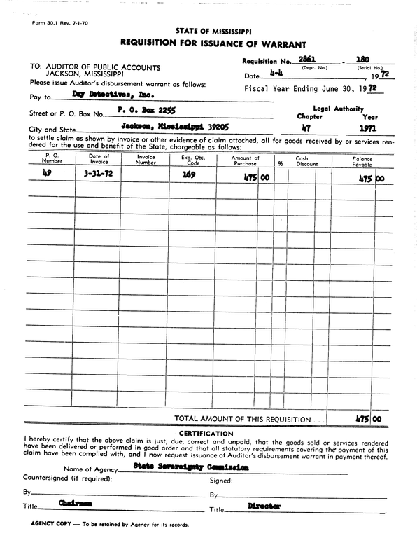SCR ID # 97-91-0-64-1-1-1