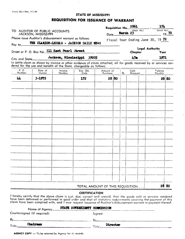SCR ID # 97-91-0-70-1-1-1