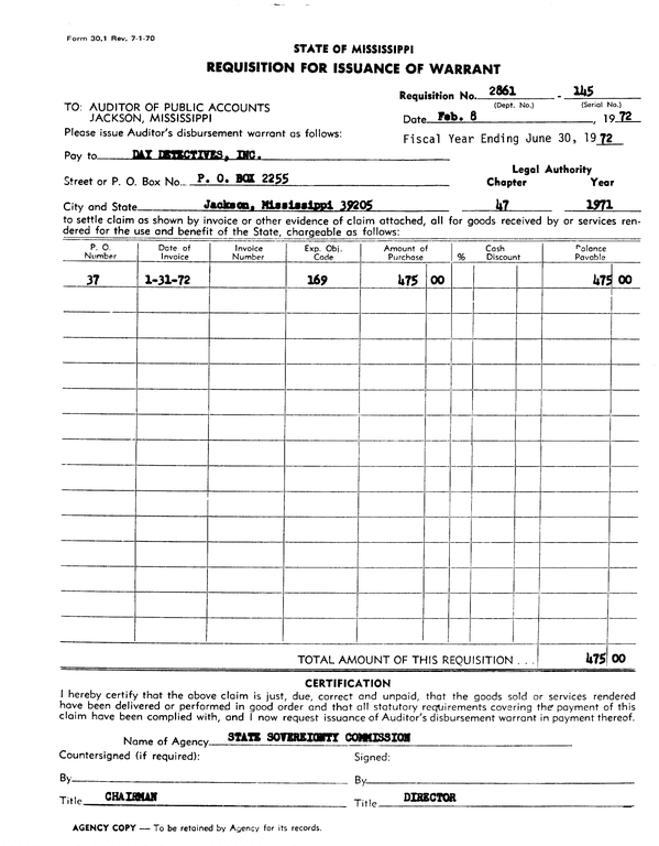 SCR ID # 97-91-0-99-1-1-1