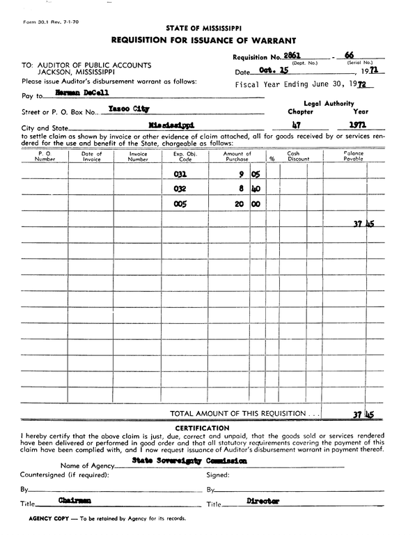 SCR ID # 97-91-0-181-1-1-1