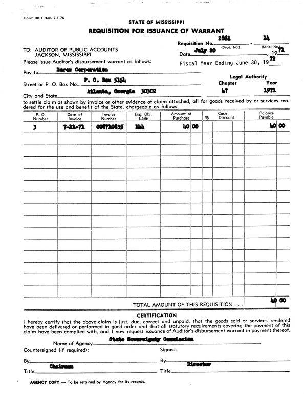 SCR ID # 97-91-0-234-1-1-1