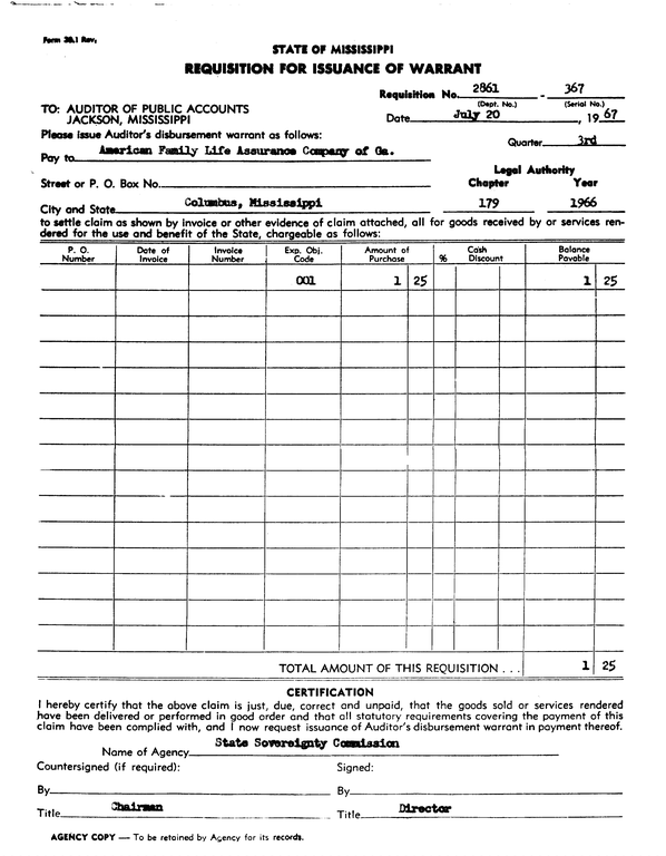 SCR ID # 97-96-0-274-1-1-1