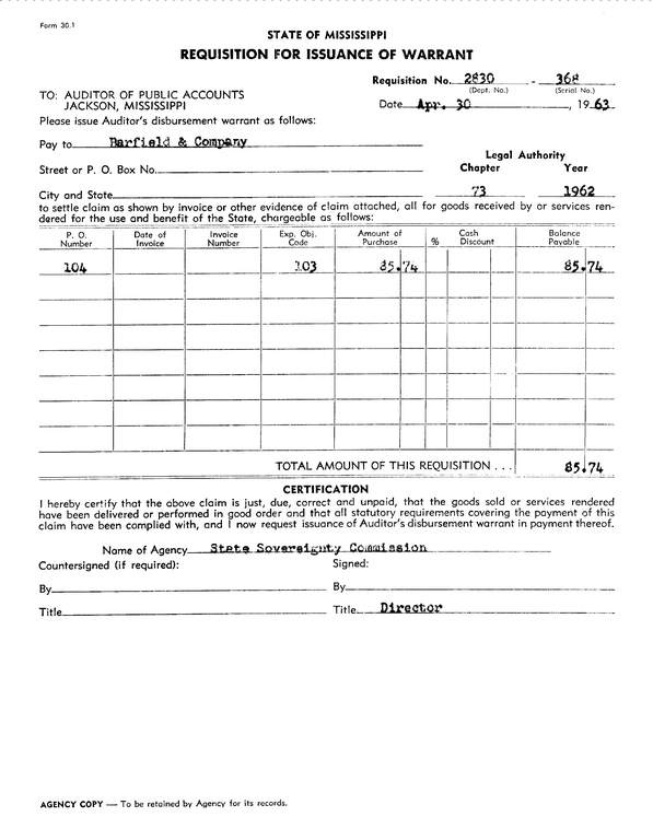 SCR ID # 97-97-2-250-1-1-1