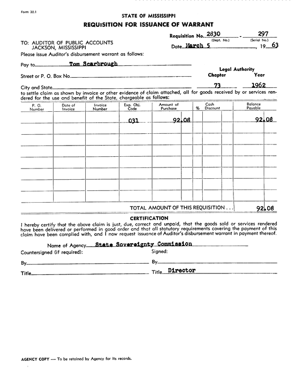 SCR ID # 97-97-3-22-1-1-1