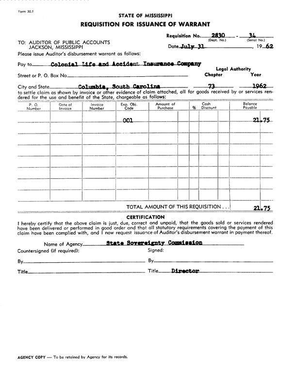 SCR ID # 97-97-3-284-1-1-1