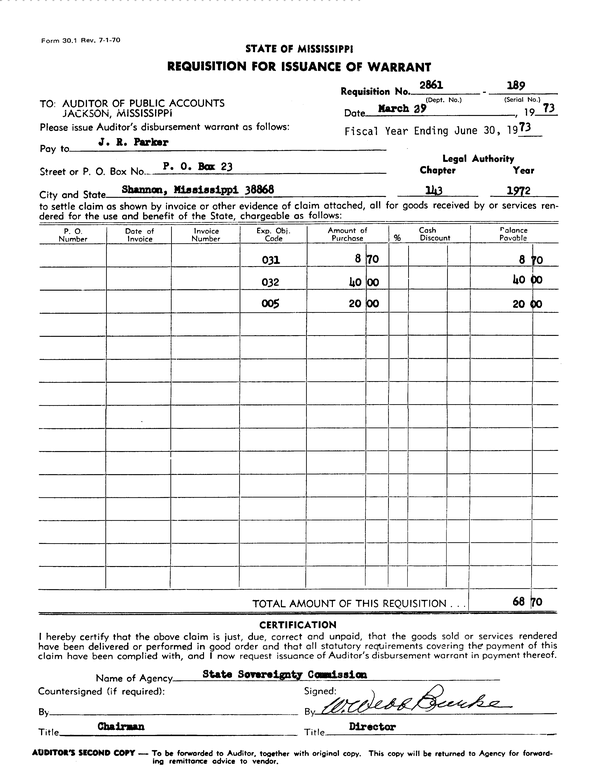 SCR ID # 97-101-0-110-1-1-1