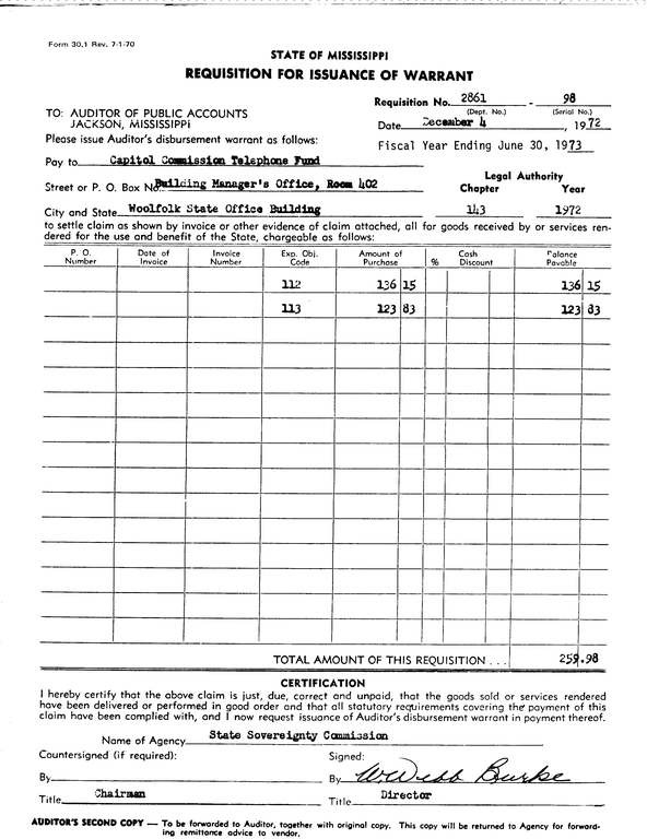 SCR ID # 97-101-0-200-1-1-1