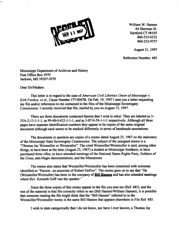 SCR ID # 50-7-0-1-2-1-1