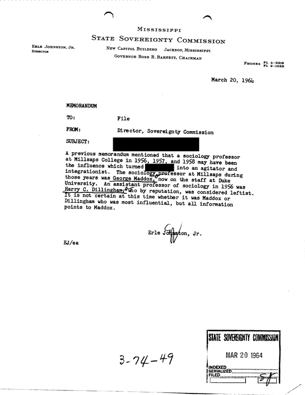 SCR ID # 3-74-1-64-1-1-1