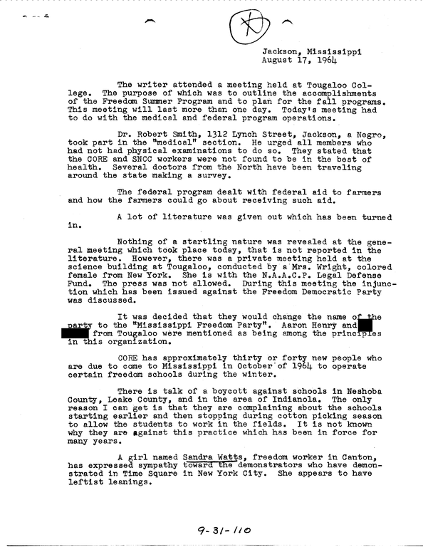 SCR ID # 9-31-2-21-1-1-1