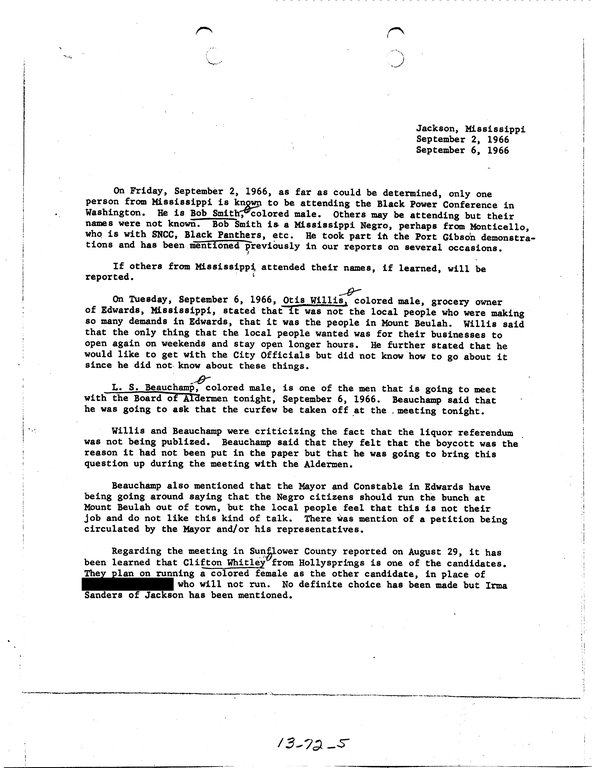 SCR ID # 13-72-1-5-1-1-1